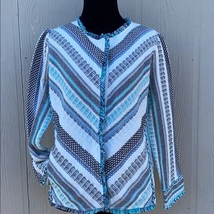 NWOT CHICO’S KNIT LONG SLEEVE JACKET
